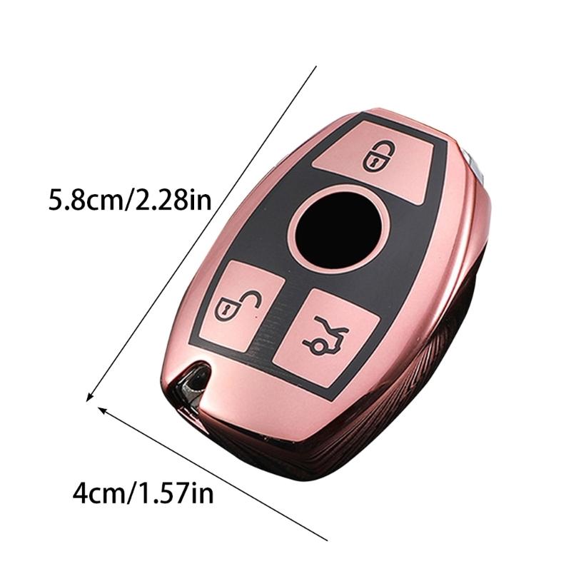 Soft TPU Auto for Smart Remote for Key Cover Bag Practical Vehicle Decor Fit for GLA200 GLC260 GLE320 C200 E300L