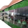 Customize Outdoor Pergola Tarpaulin with Zipper Yard Tent Visible Rainproof Cloth Carwash Room Waterproof Curtain