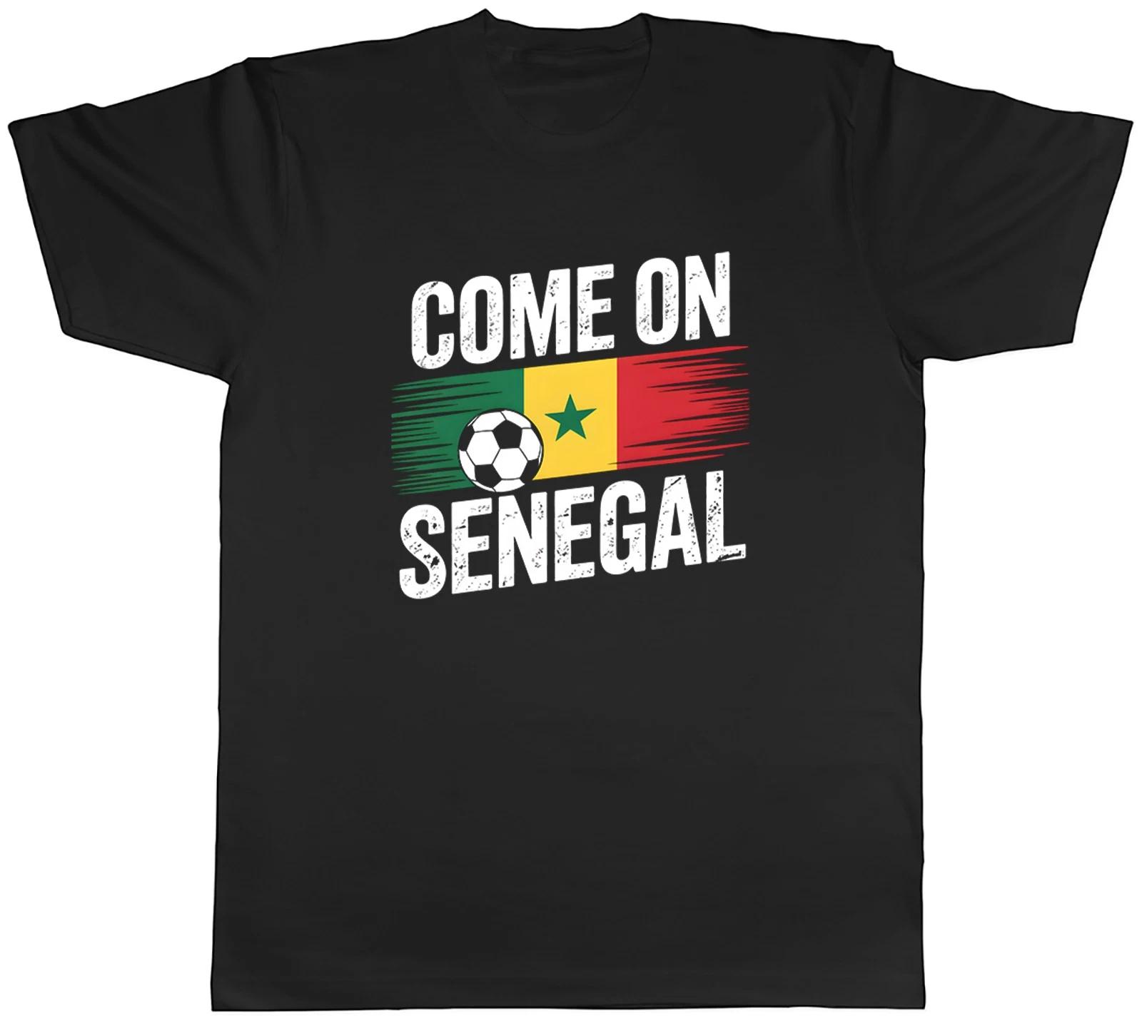 Come on Senegal Supporter Football Fan Mens T-Shirt Tee Gift Top S