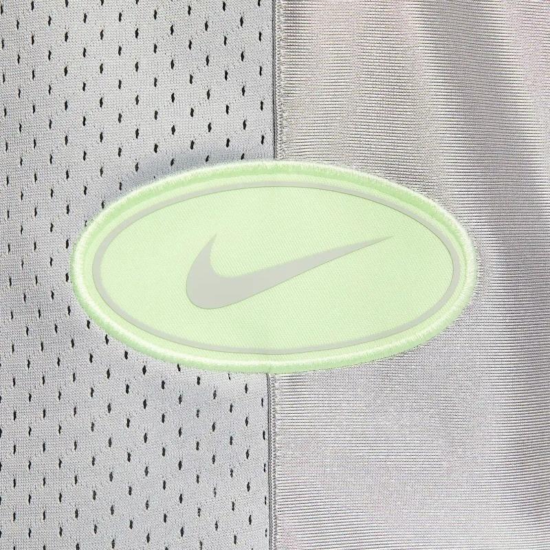 (WMNS) Nike Sportswear Street Oversized Grafisch Jersey Top Aziatische Maatvoering 'Smoke Grey Barely Volt' Dames HJ0281-077