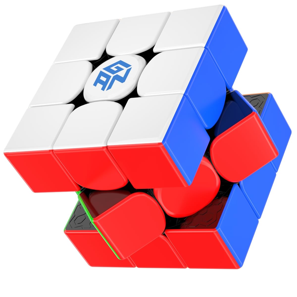 

Bucubke GAN 15 NewBlack UV 3x3 Speed Magic Cube Stickerless Magnetic Floating Cube GAN15New Black UV 3x3x3 Competition Puzzle Magnet Cube Floss