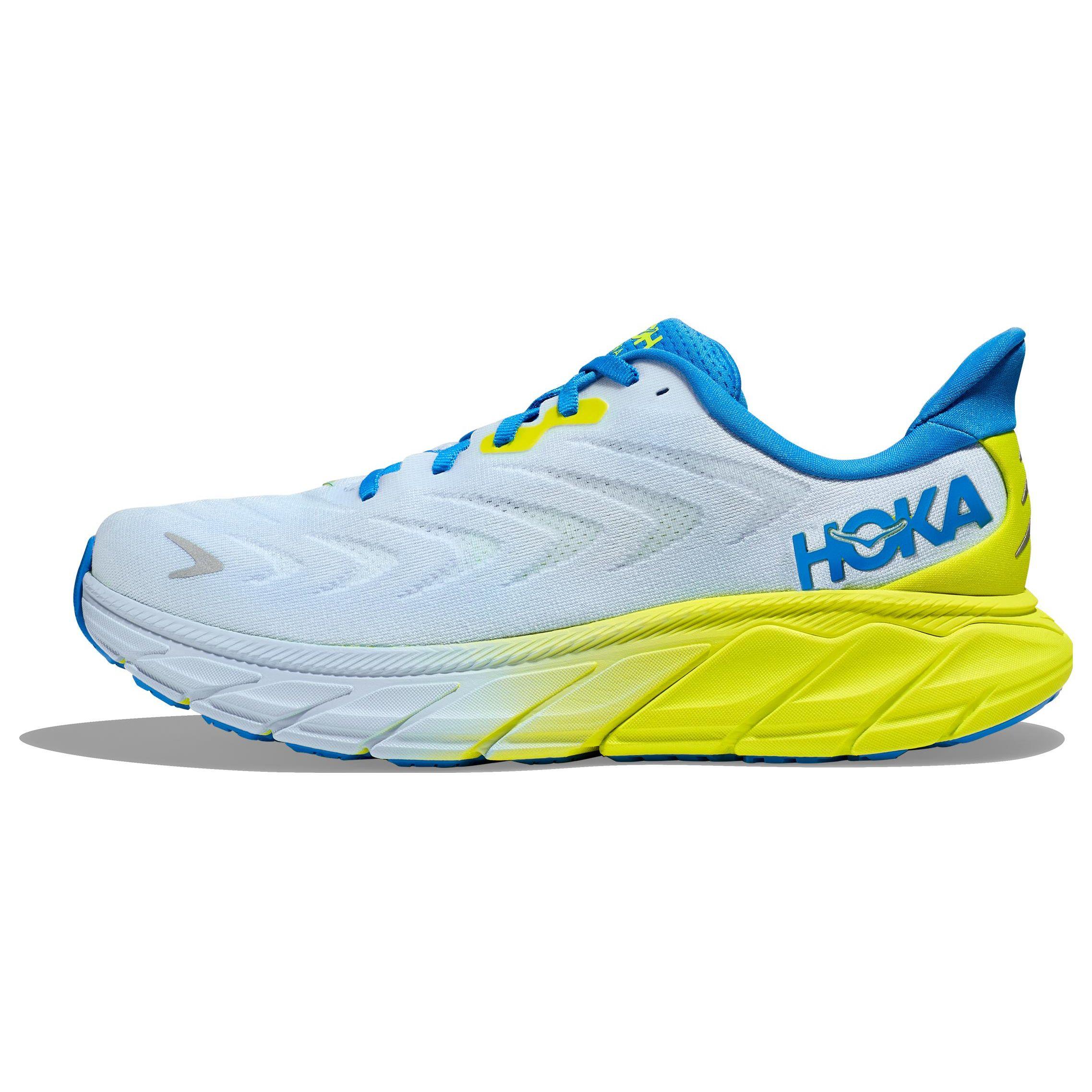 

HOKA One One Arahi 6 Удобные Нескользящие Прочные Низкие Кроссовки Мужские Кроссовки Ледяно-голубые Вечерняя примула-зеленые 1123196-IWEP 43
