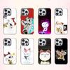 T-Turbo Cat G-Granny Funny Phone Case For iPhone17,16,15,14,13,12,11 Plus,Pro Max Colored Silver Plated Inside Cover