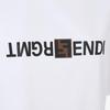 FENDI SS24 Drop Shoulder Sleeve T Shirt Women's White FS9626AQFZF0ZNM