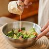 17/19/22CM Stainless Steel Salad Bowls Egg Flour Mixing Basin Fruit Vegetable Noodle Container for Kitchen Tableware Baking Tool
