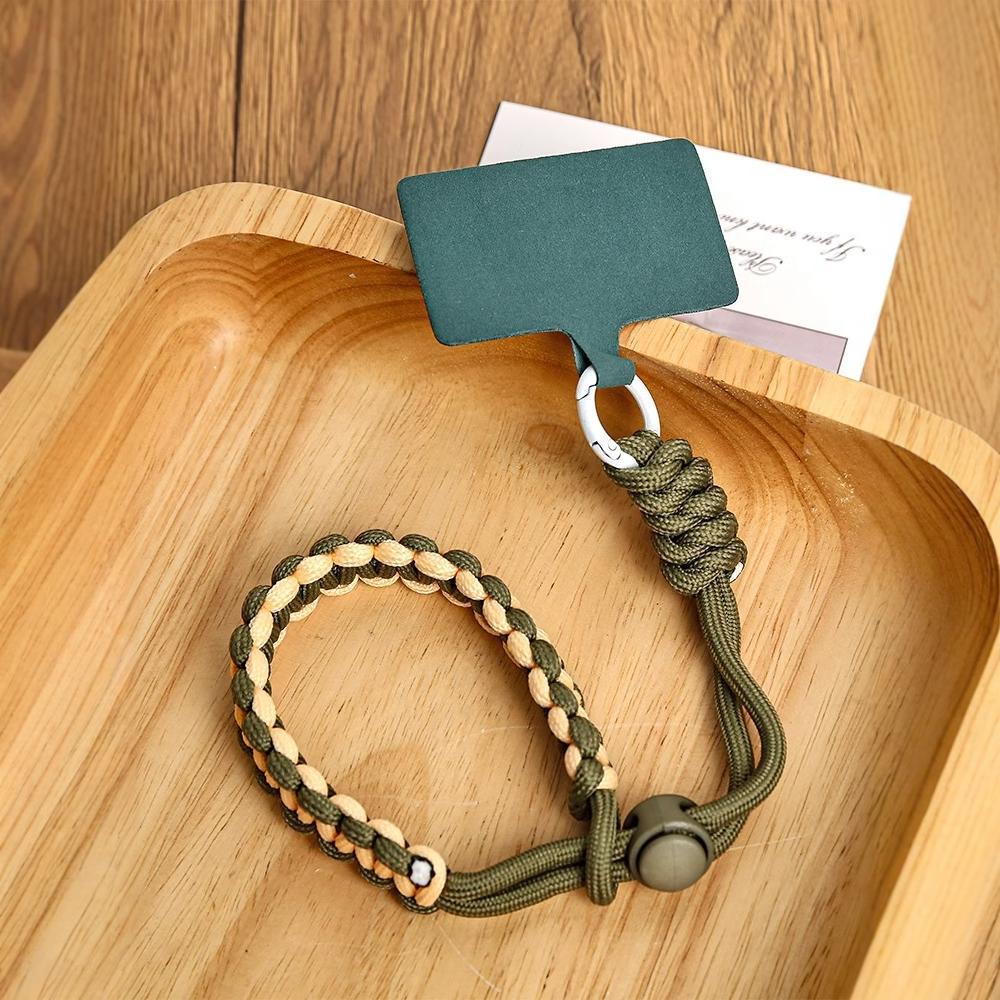 Adjustable Hand-Woven Anti-Theft and Anti-Fall Mobile Phone Lanyard Case
