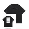 Summer Hip-hop Design Sense Niche Pure Cotton Short-sleeved T-shirt Women's Tide Brand Loose Couple Versatile Men's Top Ins