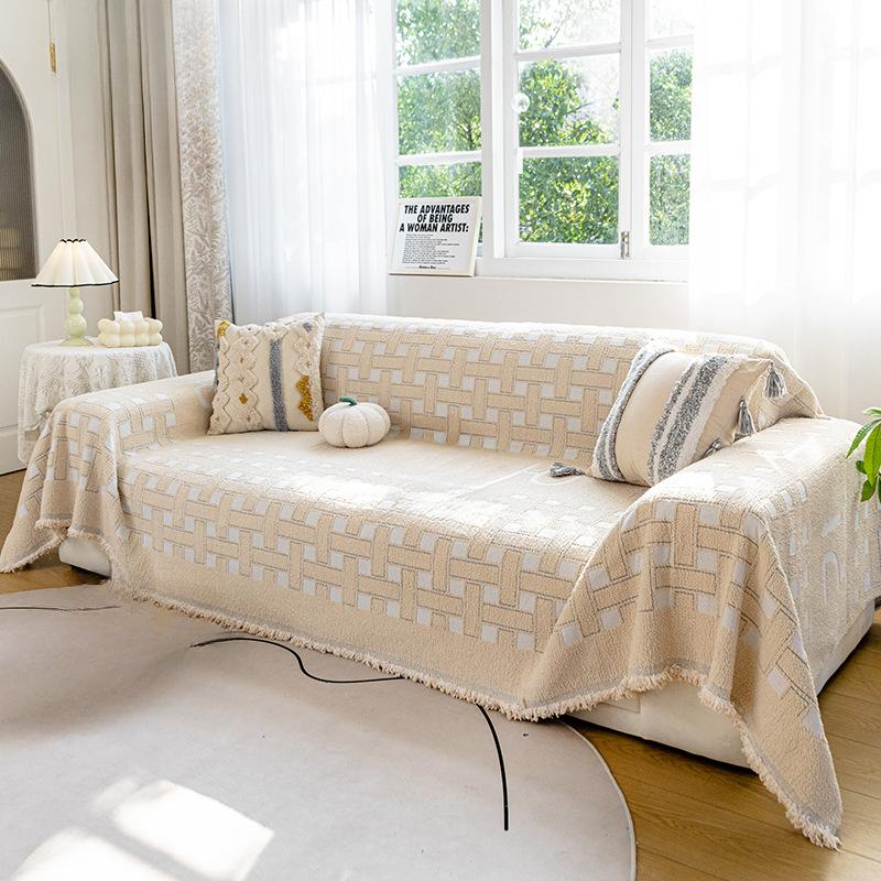 

Полотенце для дивана из синели, универсальное нескользящее универсальное полотенце для дивана «все включено», полный комплект, чехол для дивана, чехол для дивана, новый усовершенствованный чехол для дивана 180*130cm