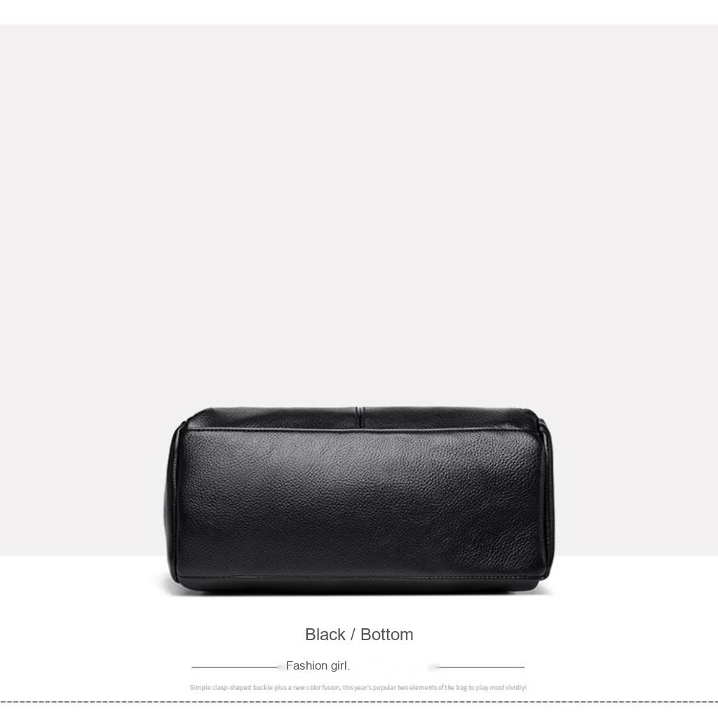Shoulder Bag Women Faux leather Adjustable Strap Multi Pocket Office Daily