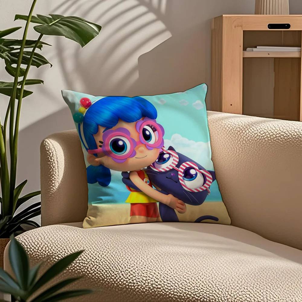 True R-Rainbow-W K-Kingdom Pillow Case Comfort Sofa Bed Silky elegant Invisible zipper Custom Decorative cushion cover