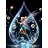 Disney Magical Fairy Pearl Collage Handmade Pearl Embroidery Artwork Romantic Gift for Couples Home Decoration Design