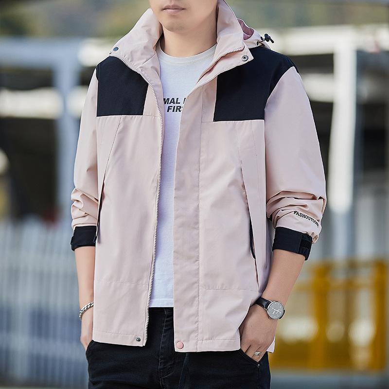 Jacket Men's Trendy Brand Jacket Men's and Women's Spring and Autumn New Sports Trench Coat Couple Outdoor Mountaineering Suit