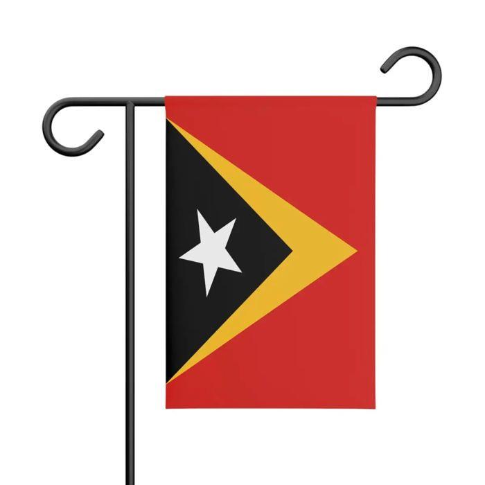 Drapeau - Multicolore - Timor Oriental - 32 X 47.5 Cm - Polyester - Recto/verso
