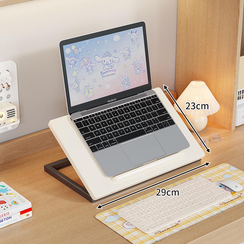 Adjustable Desktop Laptop Stand with Storage, Multifunctional Support for Office & Dorm Use