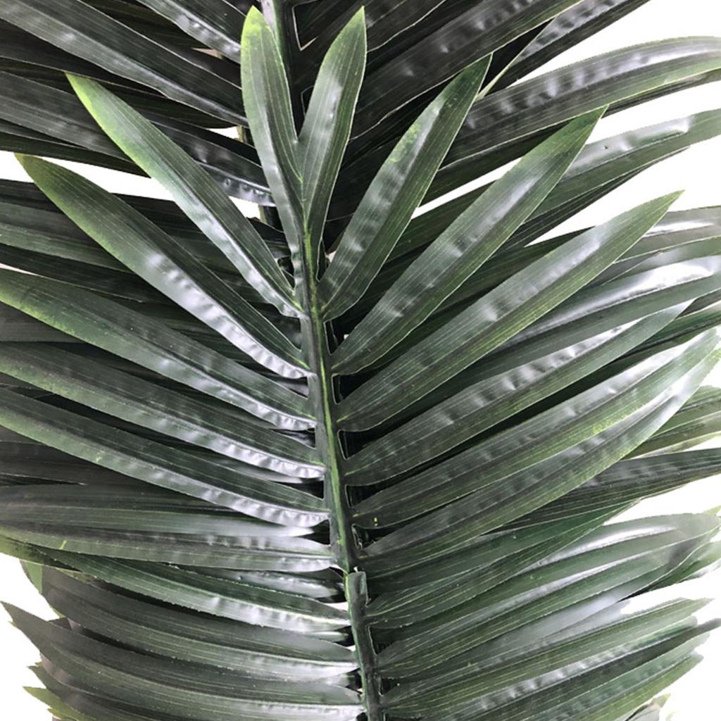 Hojas de Palmera Artificiales Realistas Hojas de Palmera Falsas Tropicales para Boda Decoración del Hogar Verde Oscuro 1.2m
