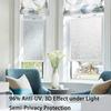Crystal Pattern Window Film Privacy Film Frosted Glass Self-Adhesive Privacy Protection Window Stickers Anti-UV for Home Bedroom