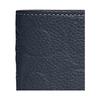 COACH 3 IN 1 Wallet 11 Folding logo embossed cow leather card holder wallet women's dark blue