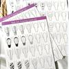 10 ks Papír na cvičení linek pro nail art Šablona na kreslení a malování Kniha pro učení Manikúrní nástroje Průvodce UV gelovým lakem Doplňky na nehty