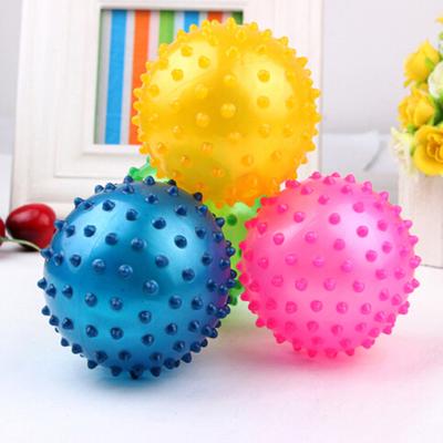 Pelota inflable para niños, juguete de goma, globo de espina al aire libre para bebé, Bola de desarrollo