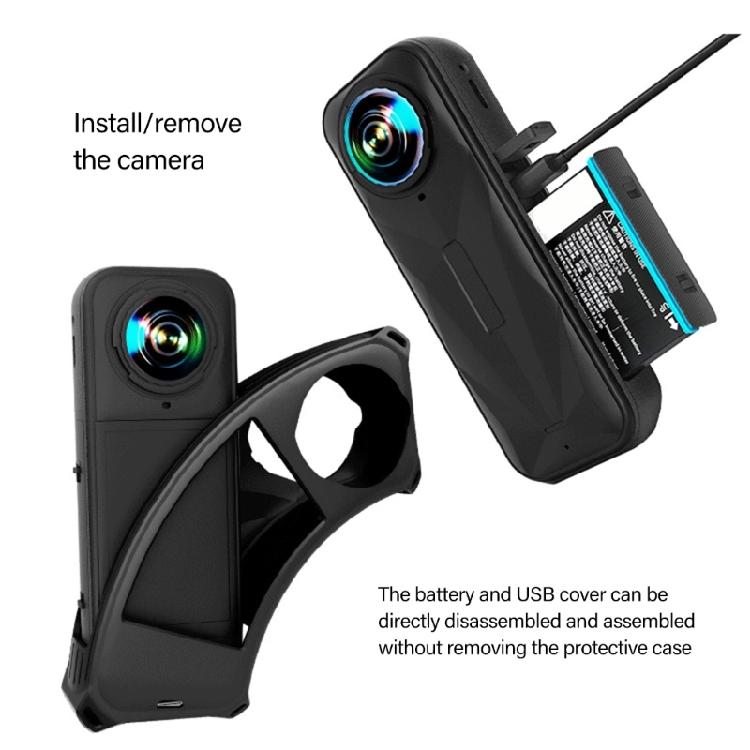 Full Protective Cover For 360 X5 Sport Camera Scratch Resistant Silicone Case Protector Skin Ergonomic Grip Feel