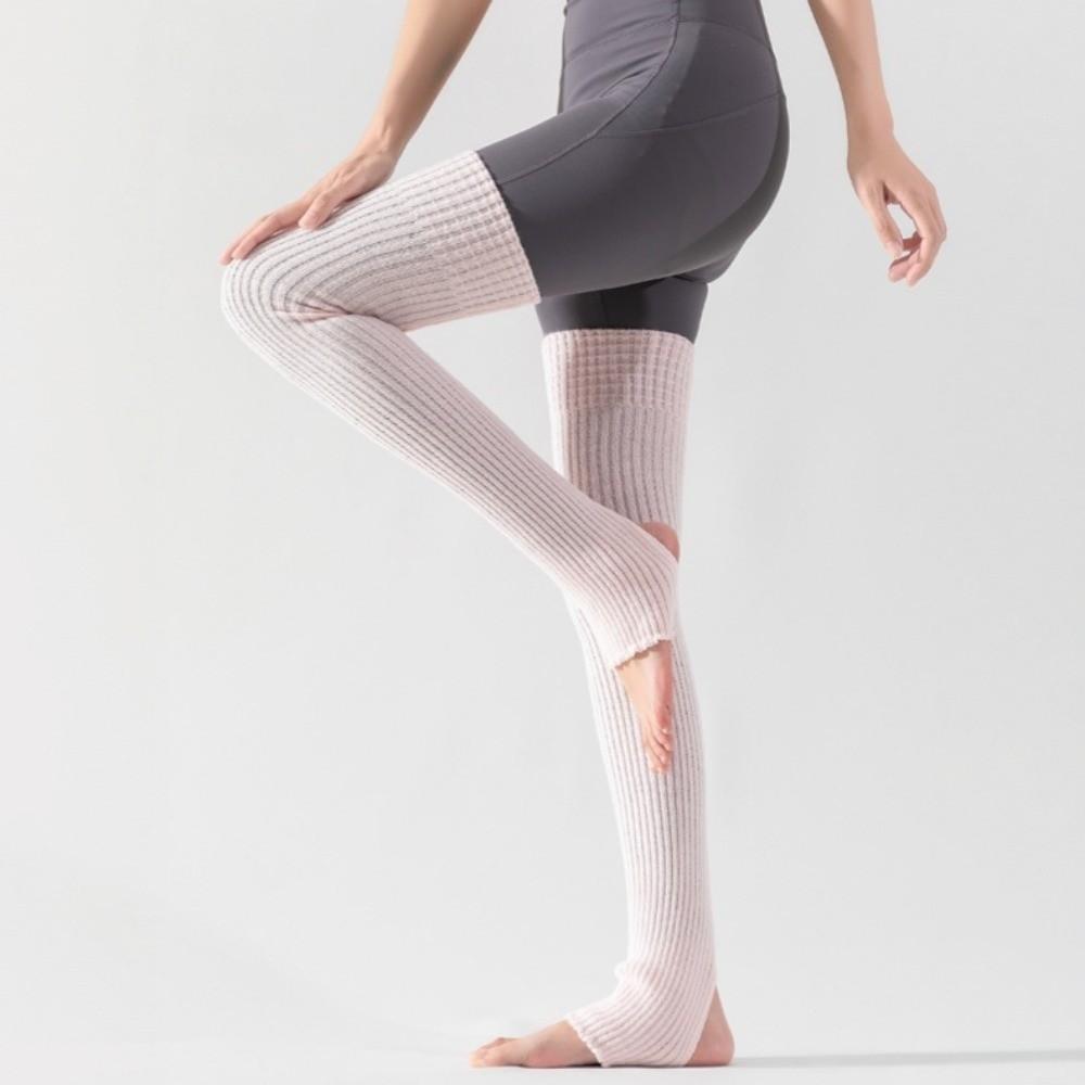 Knee High Long Foot Covers Foot Cover Pilates Yoga Knitted Socks Ballet Leg Warmers Gym Fitness