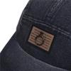Men's & Women's Washed Denim Duckbill Cap - Short Brim, Distressed Style for Outdoor Sun Protection