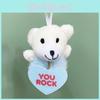 Panda Easter Cartoon Animal Plush Toys Heart Style Pendant Gift Decorations