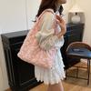 Canvas Bags Design Sense Summer New Bags Simple Flower Shoulder Bags Tote Handbag Bags