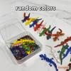 30 pz lucertole articolate stampate 3D, decorazioni rettili colorate e realistiche, ornamenti da scrivania in plastica resistente ons