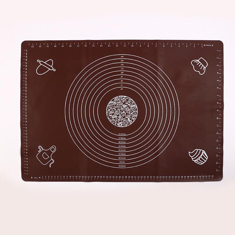 Silicone Kneading & Baking Mat - Heat-Resistant, Thick, Ideal for Dough, Noodles & Cutting