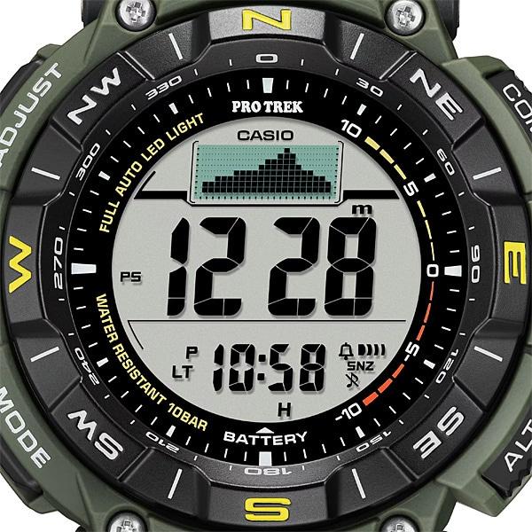 Casio Men's PRO TREK PRG-340-3JF [PROTREK Climber Line] rundklokke harpiks *Biomas Plast Digital