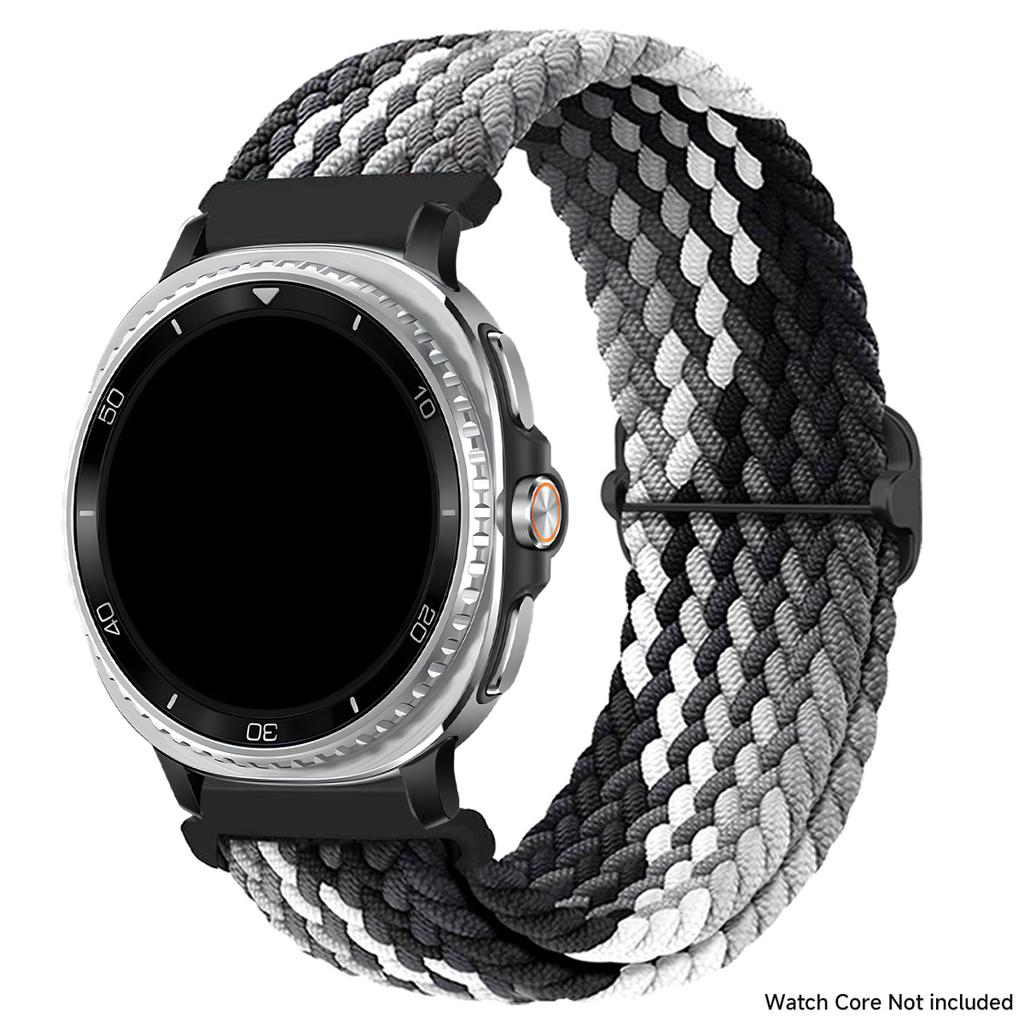 Bracelet en nylon tressé pour Samsung Galaxy Watch 8 40mm 44mm/Watch 8 Classic 46mm Bracelet sans espace pour Galaxy Ultra 2025 Bracelet en nylon
