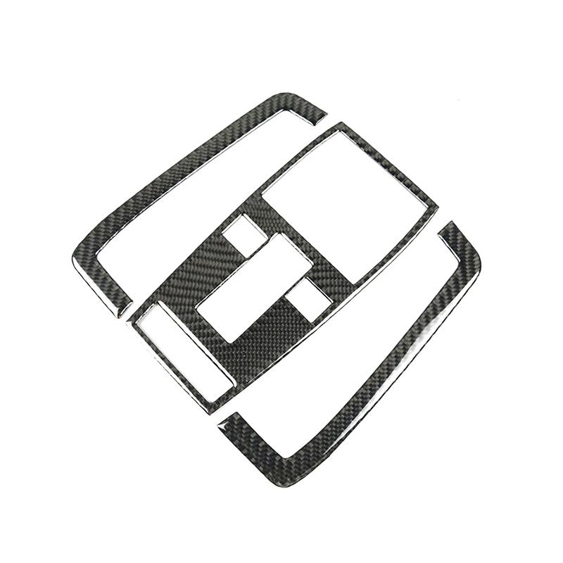 Car Accessories Roof Front Reading Lamp Light Frame Trim For Mercedes Benz C Class W204 2007-14 Carbon Fiber Decoration Stickers