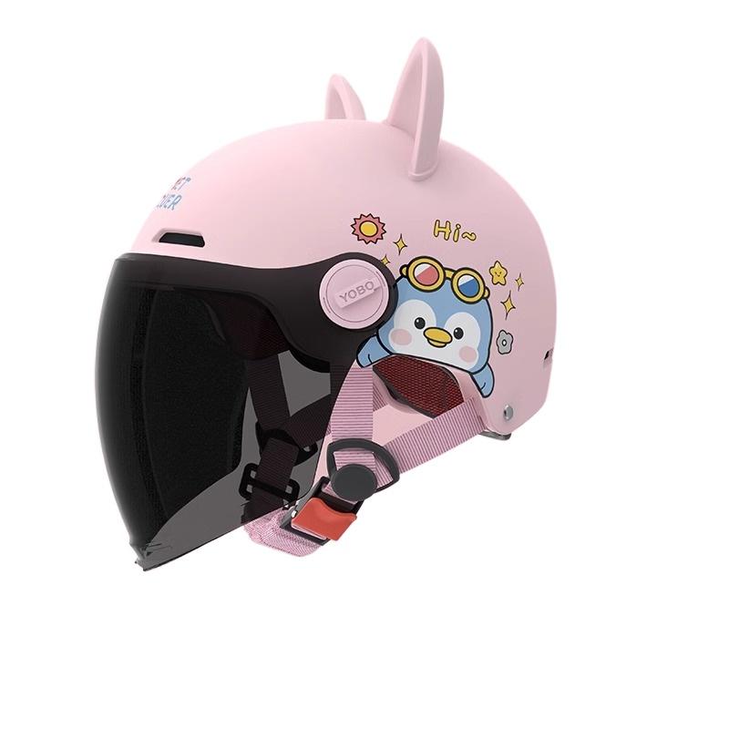 Electric Car Motorcycle Half Helmet Boys and Girls Children Cute Helmet Four Seasons Helmet