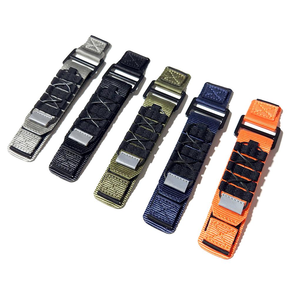22mm 20mm Fabric Band For Samsung Galaxy Watch 6 Classic 47 46 Sports Nylon Braided Strap For Galaxy Watch 5 Pro 45mm 4 44 40 mm
