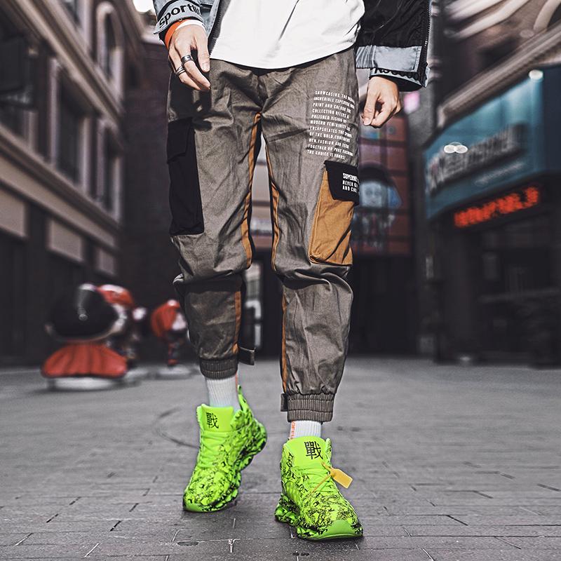 Men's Non-Slip Ultra Light Outdoor Sports Basketball Shoes Graffiti Men's Sports Shoes