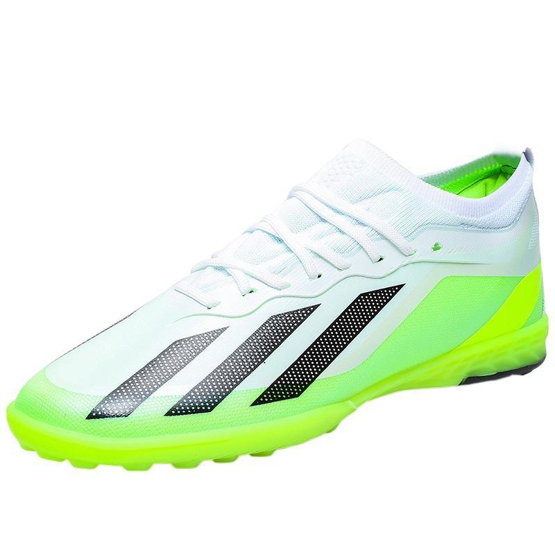 2025 seamless fly-woven football shoes men's low-top long nails grass broken nails youth student training sports shoes