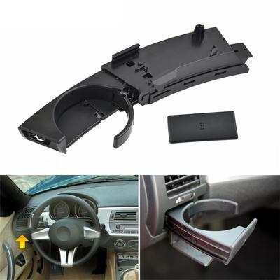 Tablero portavasos negro delantero izquierdo del lado del conductor para BMW E85 E86 Z4 2003-2008