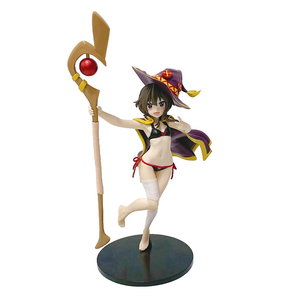 Original KonoSuba: God's Blessing on This Wonderful World! Megumin the Great Mage Swimsuit Beautiful Girl Figure Model Ornament