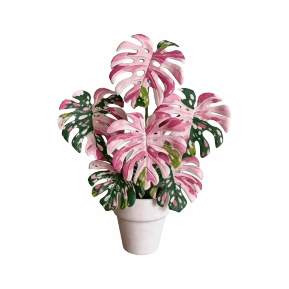 Rotatable Artificial Plant Fridge Stickers Magnets Waterproof Mini Plant Fridge Magnet Kitchen