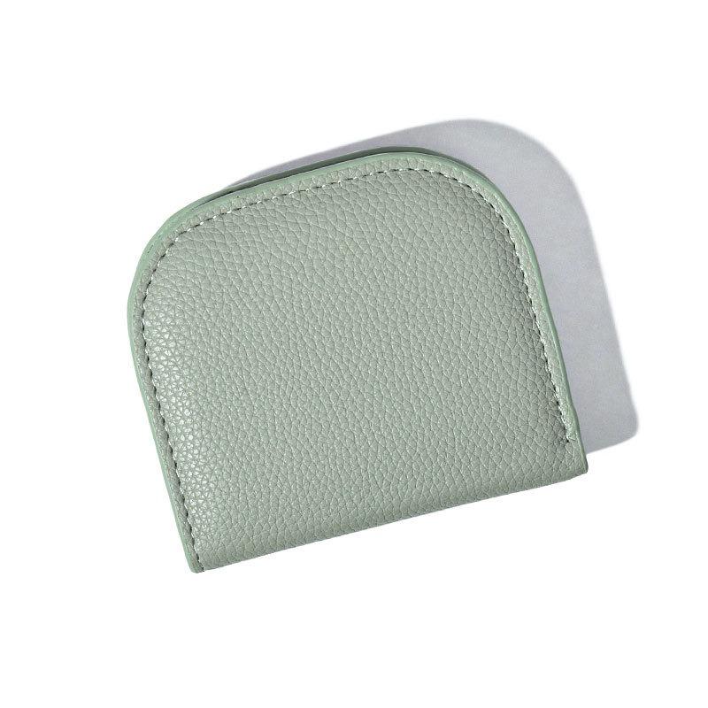 New Female Fashion Short Mini Wallets Good PU Leather Zipper Clutch Purse Multi-functional Small Wallet for Women Coin Card Bag