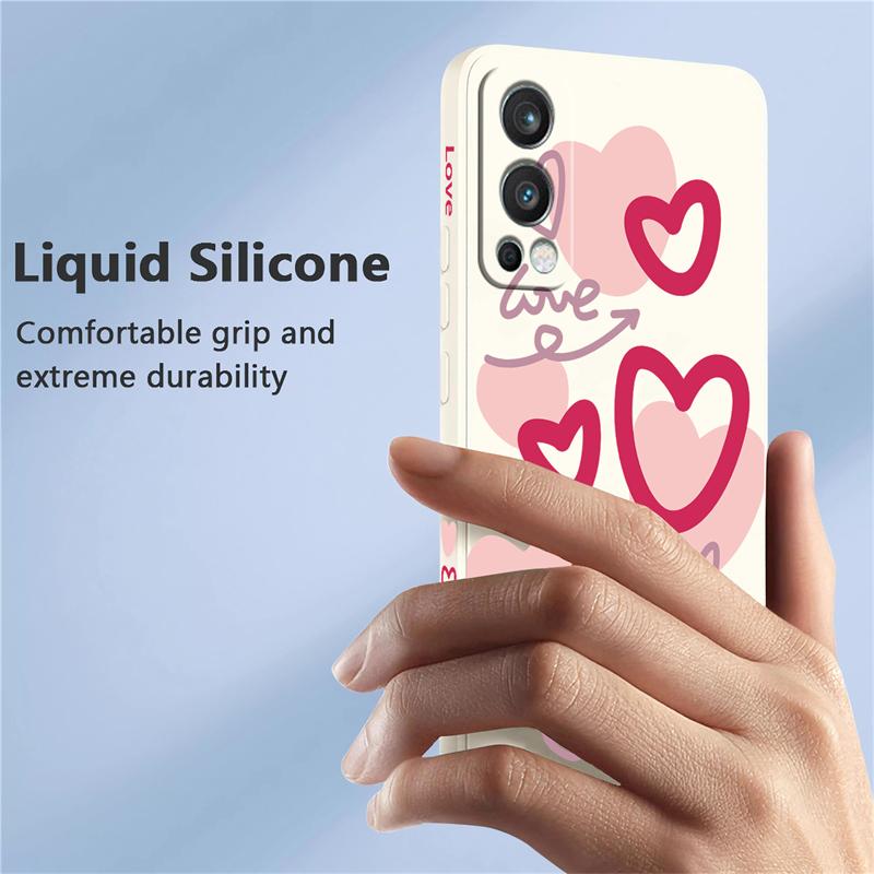Pattern Phone Case For OnePlus 1+ Nord 2 CE2 Lite 3 ACE 2V One Plus 9 Pro 8T 7 6 Silicone Liquid Silicone Cover Coque