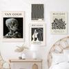 Gallery Wall Exhibition Prints Museum Poster Black White Yayoi Kusama Matisse Bauhaus Canvas Painting Retro Abstract Pictures