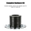 Piñones de Cassette Monovelocidad para Bicicletas, 16T 18T Kits de Conversión Monovelocidad para Bicicletas de Montaña con Espaciador y Anillos de Bloqueo