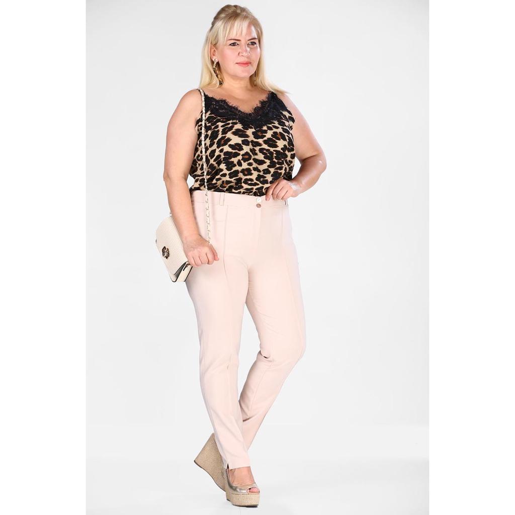 Cream Plus Size Classic Trouser купить 