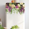 Sticker Rose Vine Design PVC Sticker No Waterproof Wall Glue Residue Versatile Decorative Window Cling