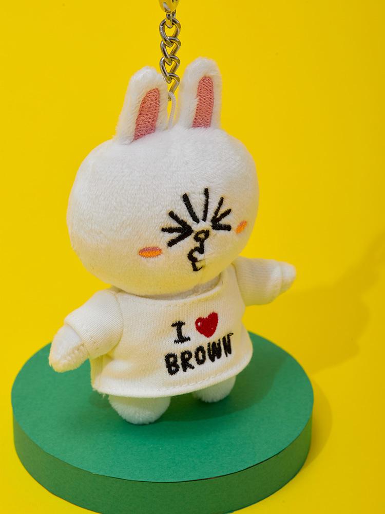Line Friends Cony Original Plush Keyring