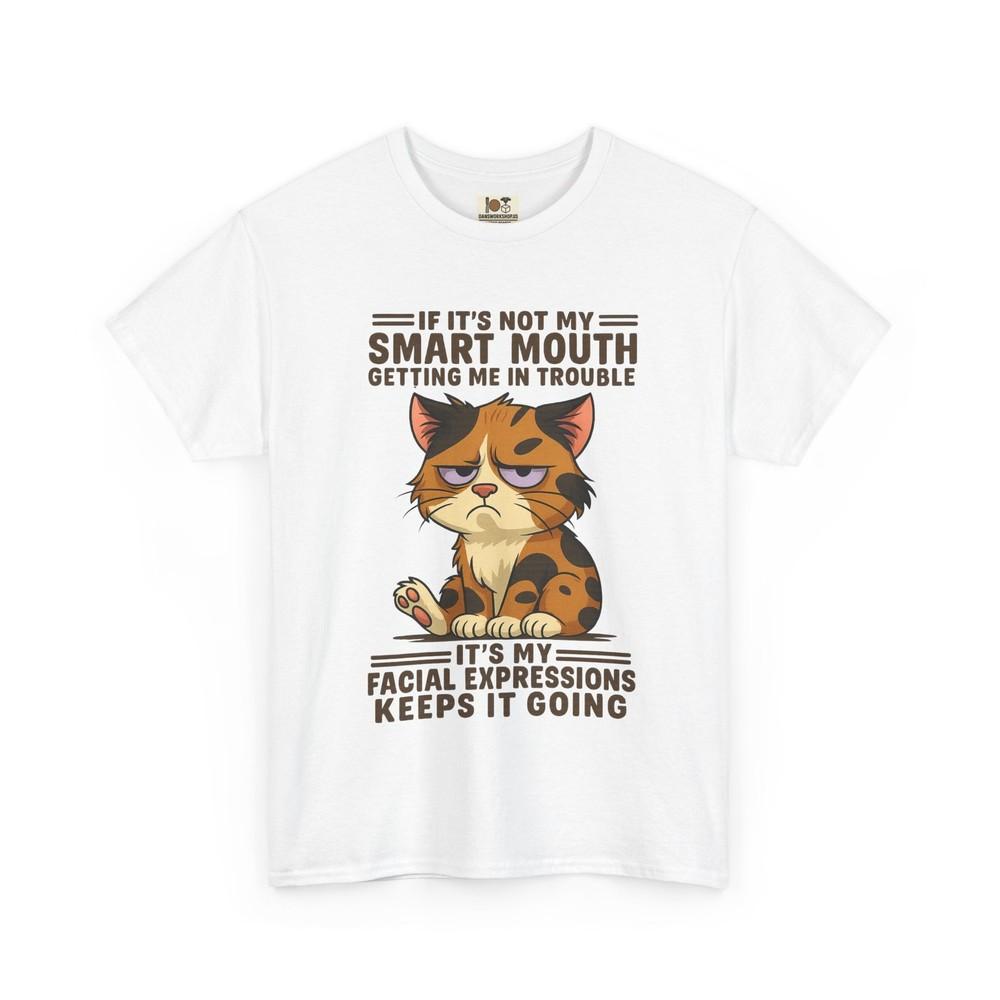 

Sassy Cat Quote Tee,Funny Animal Shirt,Unisex Cotton T-Shirt,Gift for Cat Lovers 3XL