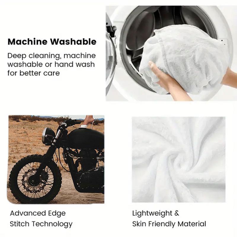 1Pc Dojacatvie Print Flannel Blanket, High quality Comfortable for All Seasons, Warmth and Comfort, Perfect for Christmas Gifts