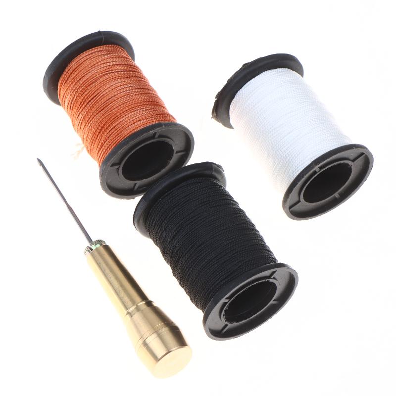 Diy Leather Sewing Kit Leather Sewing Awl Needle With Copper Handle Set Repairing Leather Shoes Sewing Tools Set